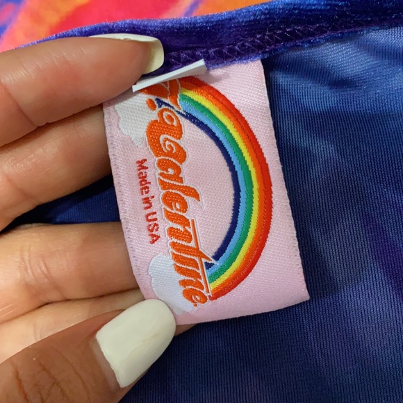 Velvet Crop Top - Picture 2 of 2